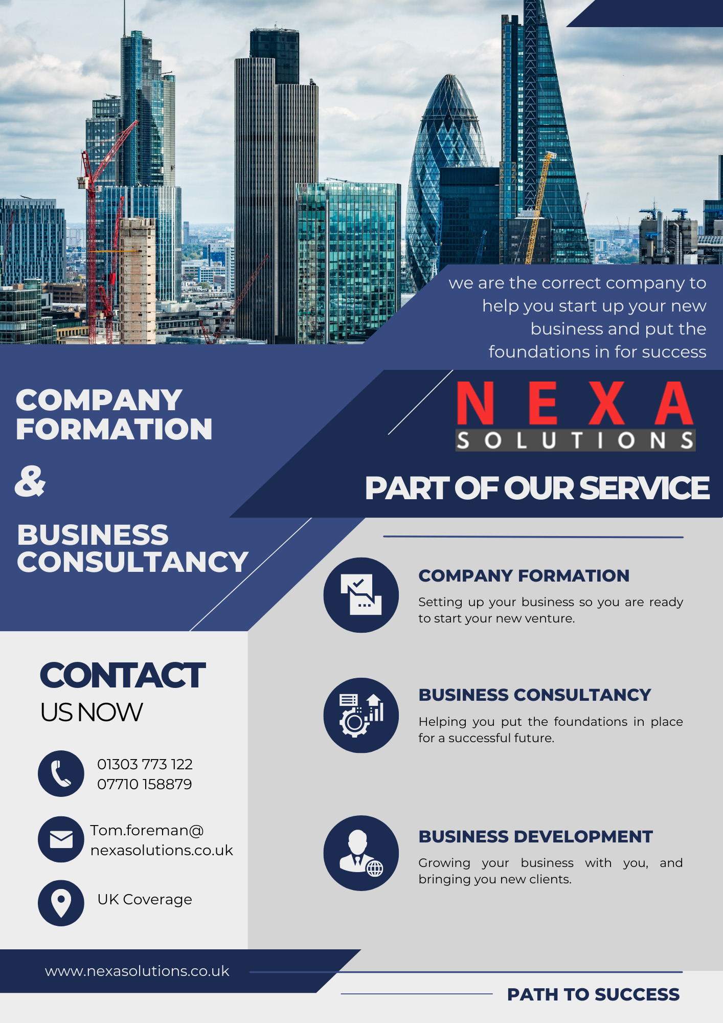 Company Formation & Business Consultancy Flyer