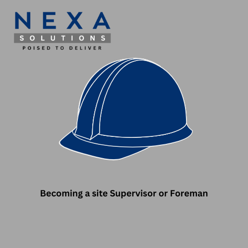 Becoming a Site Supervisor